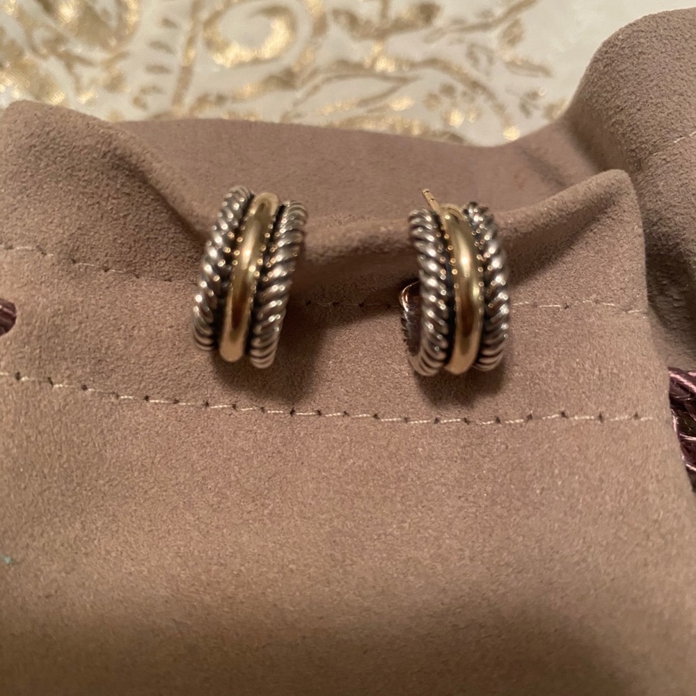 David Yurman Huggie Hoops